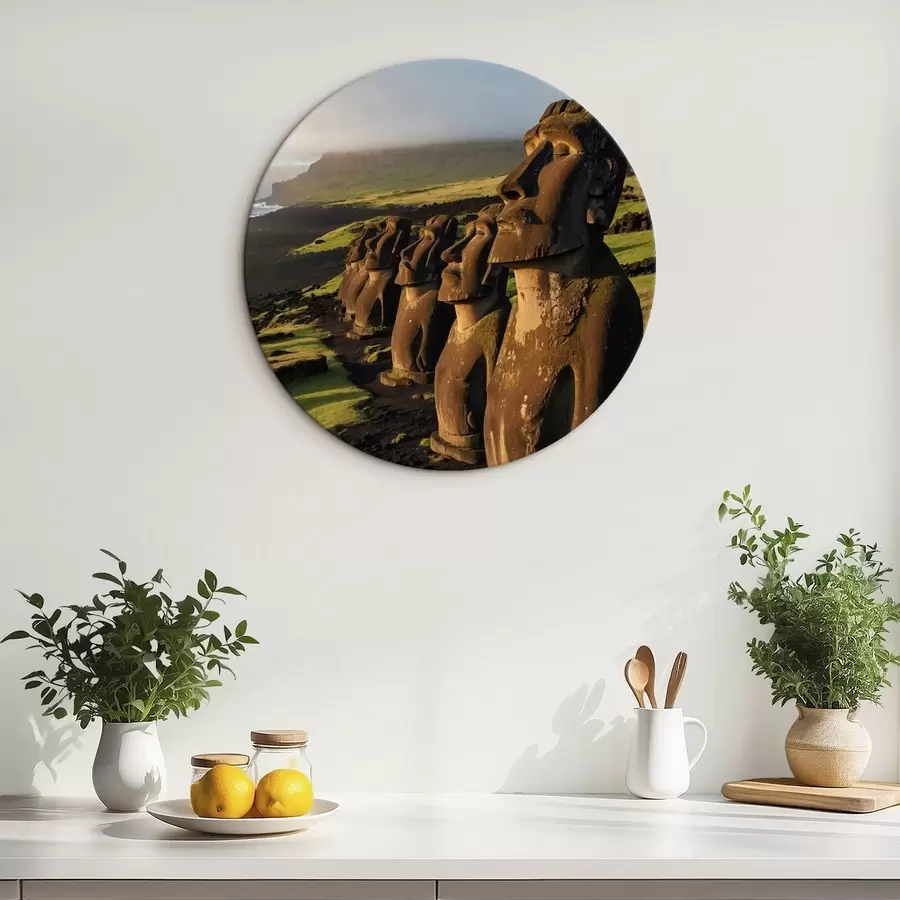 Tablouri Frunze verzi texturate în macro cu lumină moale r44899