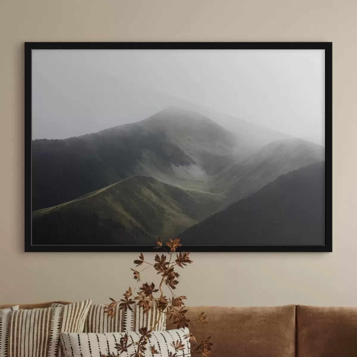 Poster Statui de piatră Moai pe Insula Paștelui la apus de soare f44900