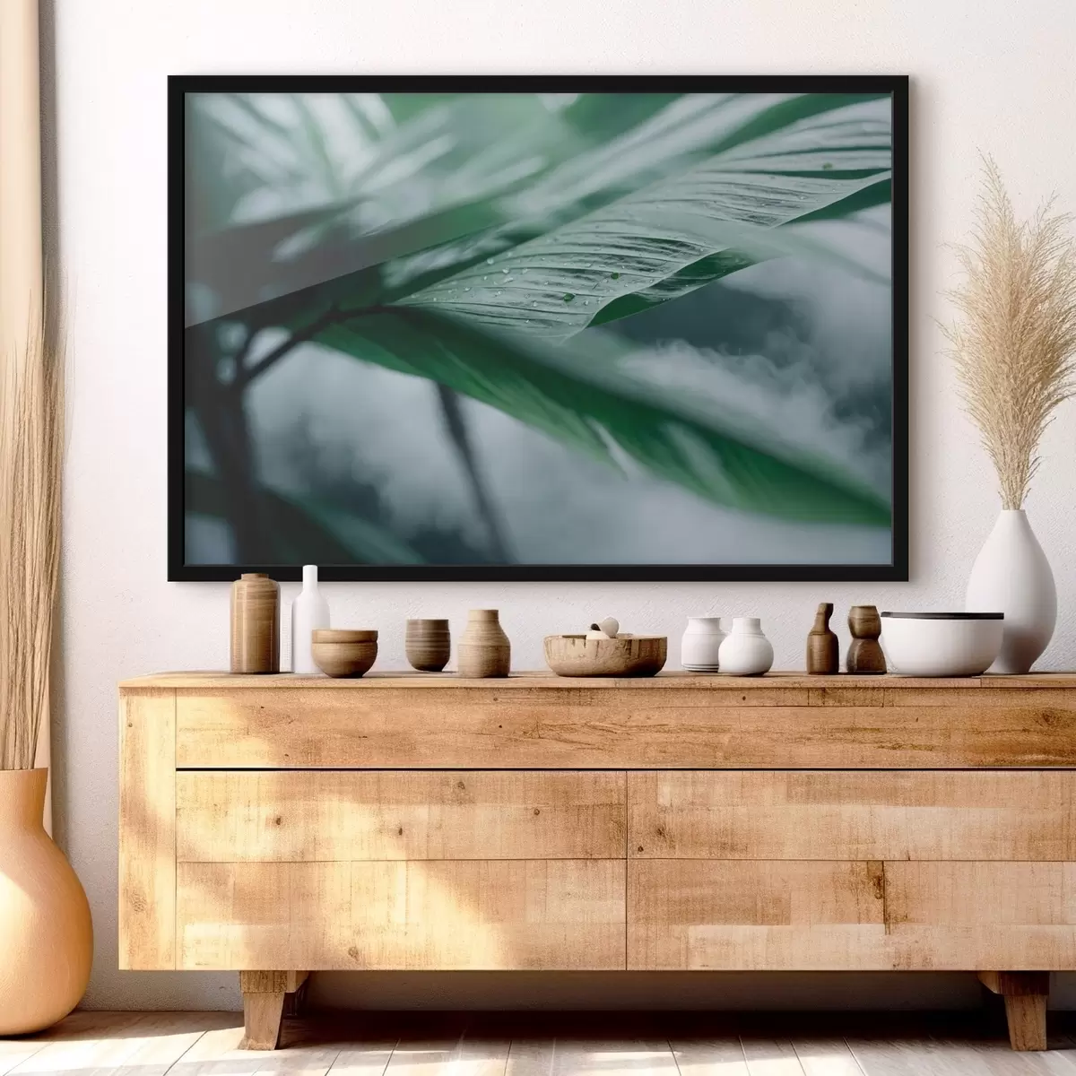 Poster Compoziție minimalistă de inele de teracotă și geometrie f44902