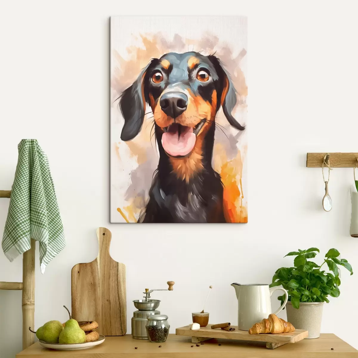 Tablouri Pictură imitație Dachshund s44818