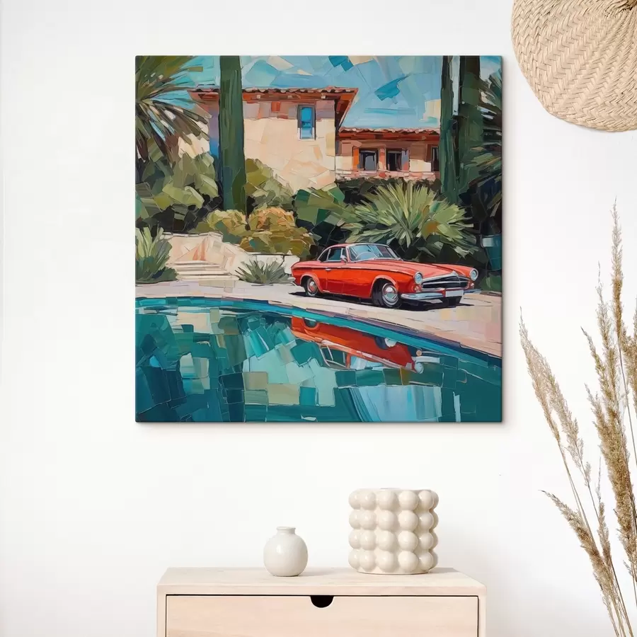 Tablouri Mașină în apropierea vilei s44822