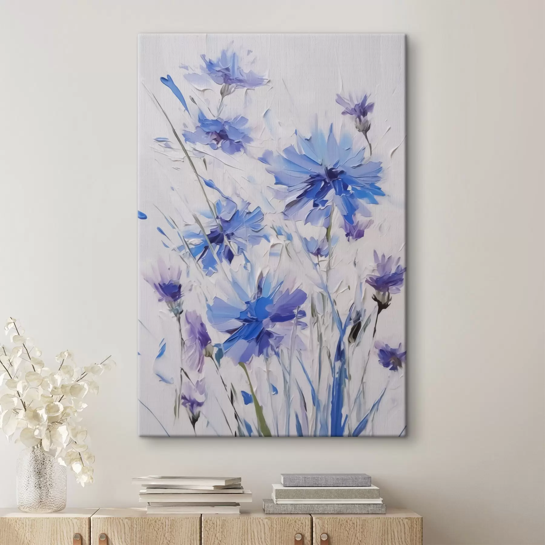 fototapet Cornflowers pictura imitație s44831