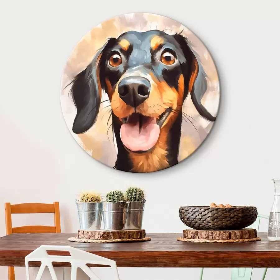Tablouri Pictură imitație Dachshund r44818