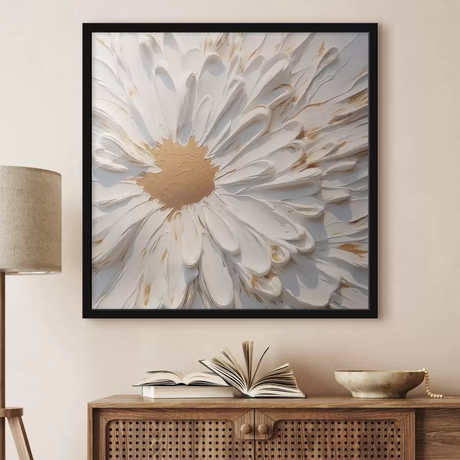 fototapet Pictură imitație mușețel f44816