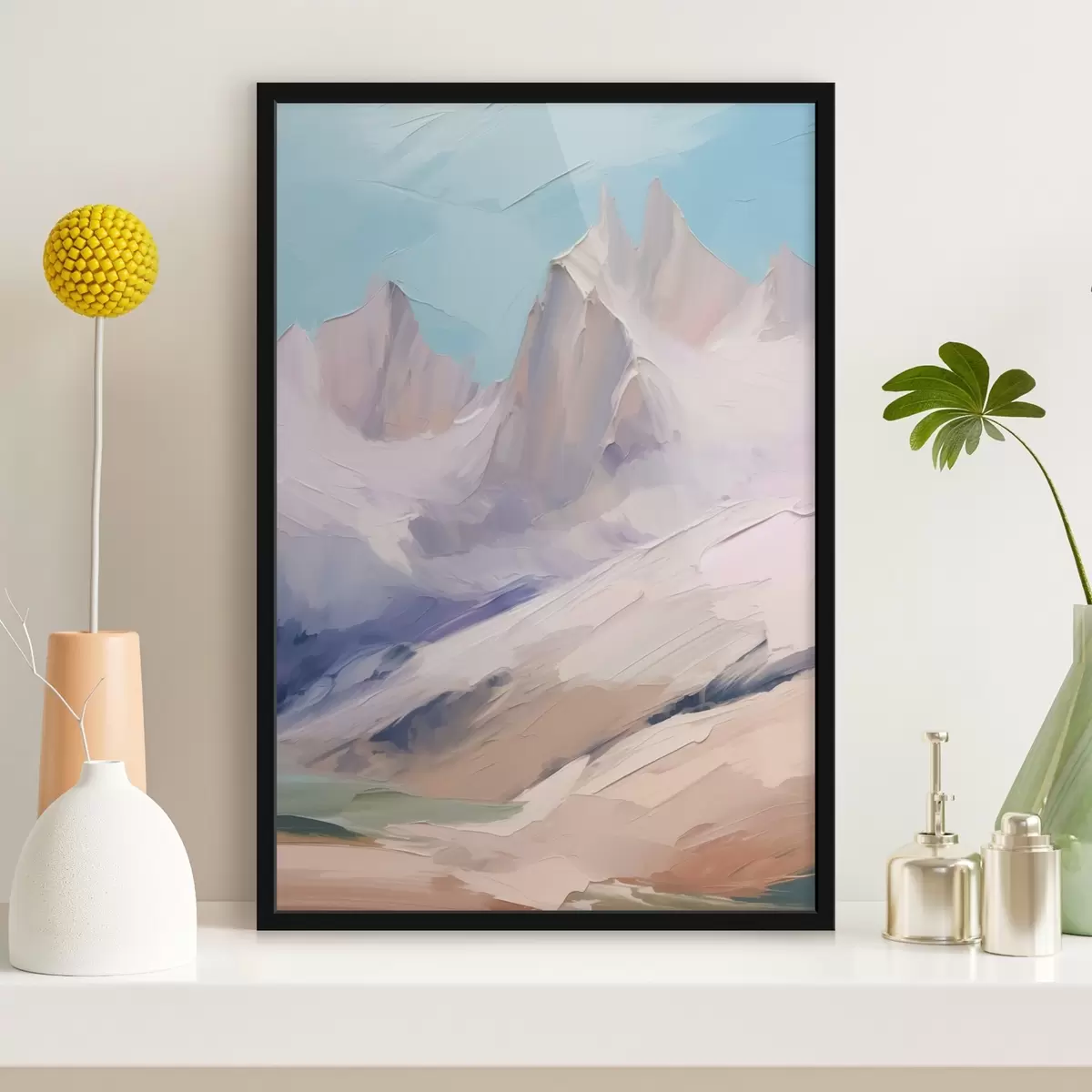 Poster Abstract peisaj montan f44827