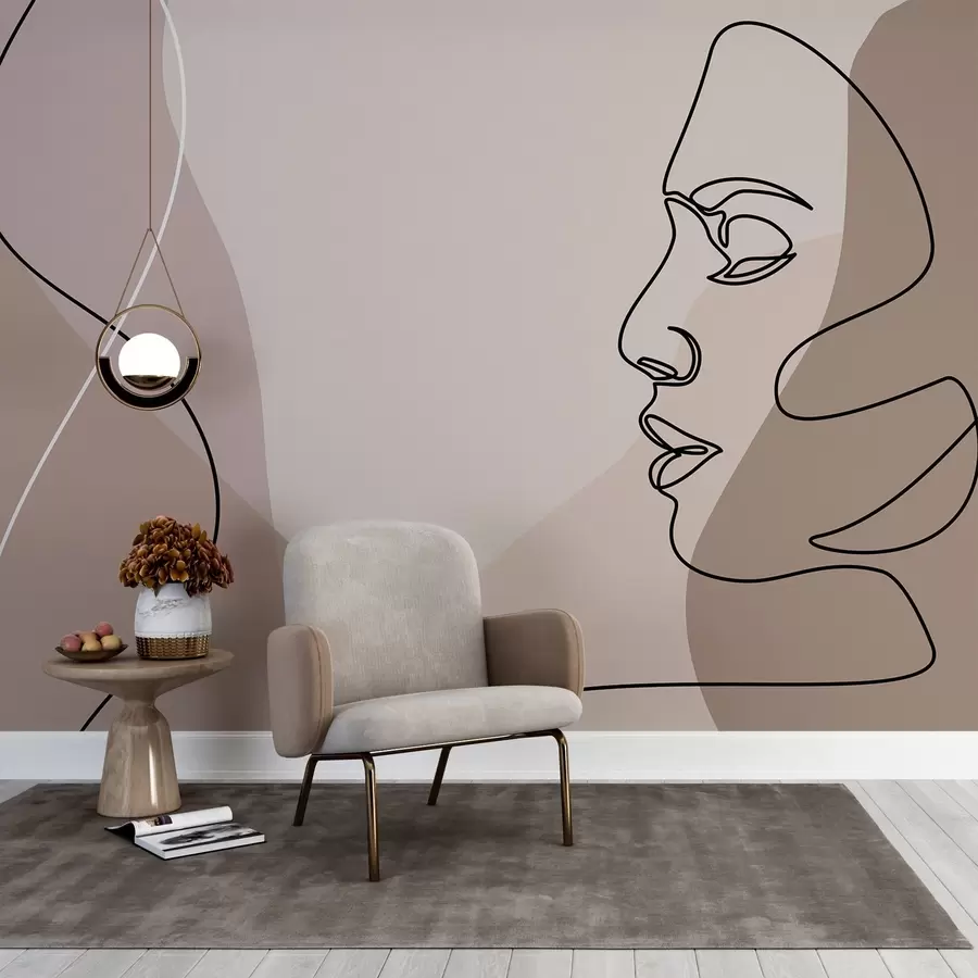 fototapet Față abstractă w09231