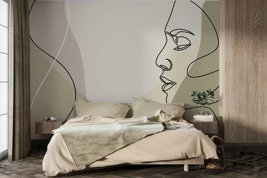 fototapet Față abstractă w09231v1