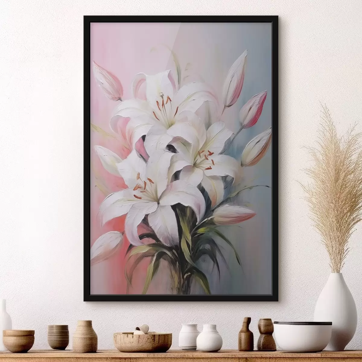 Poster Crini albi f44904