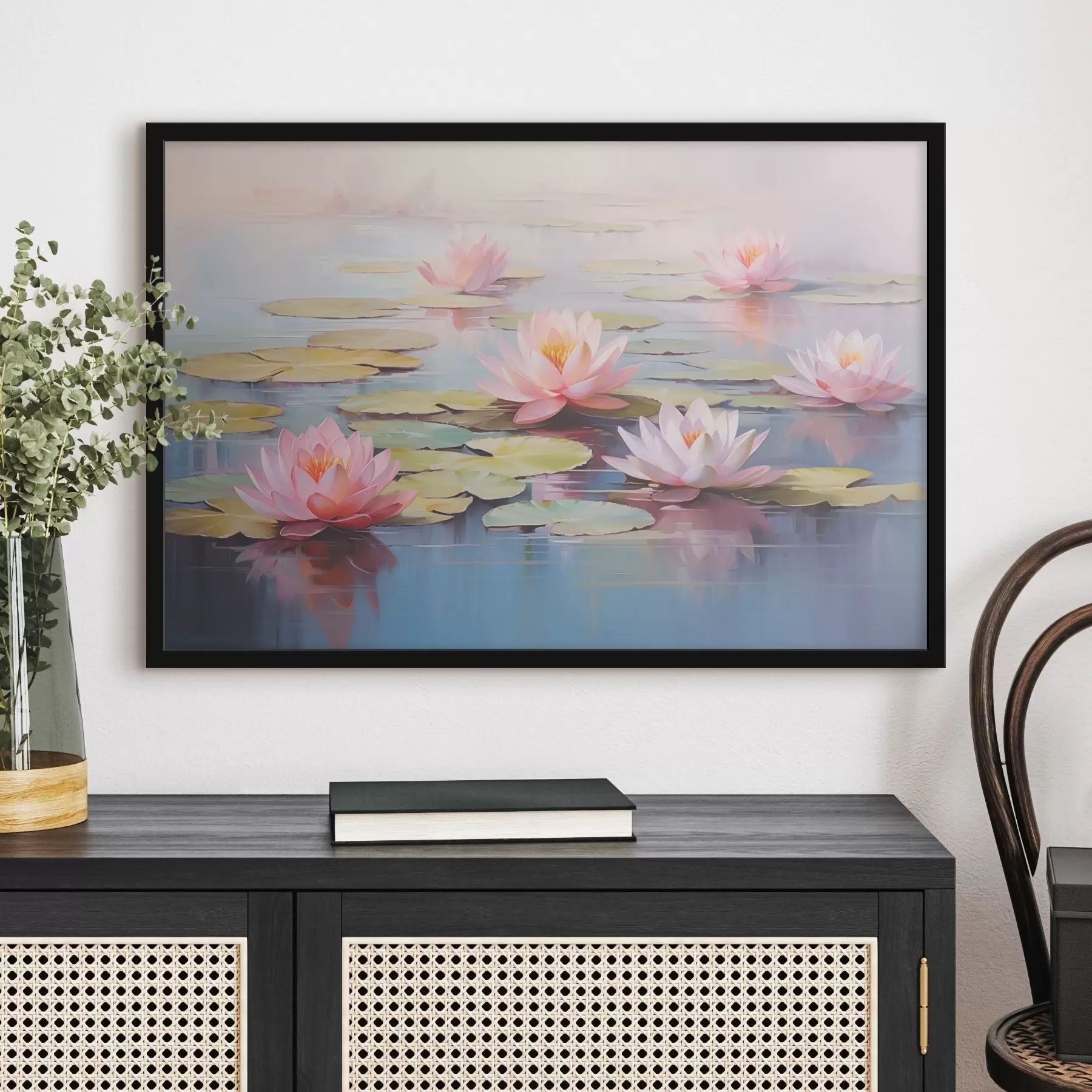 fototapet Lotuși pe apă f44909