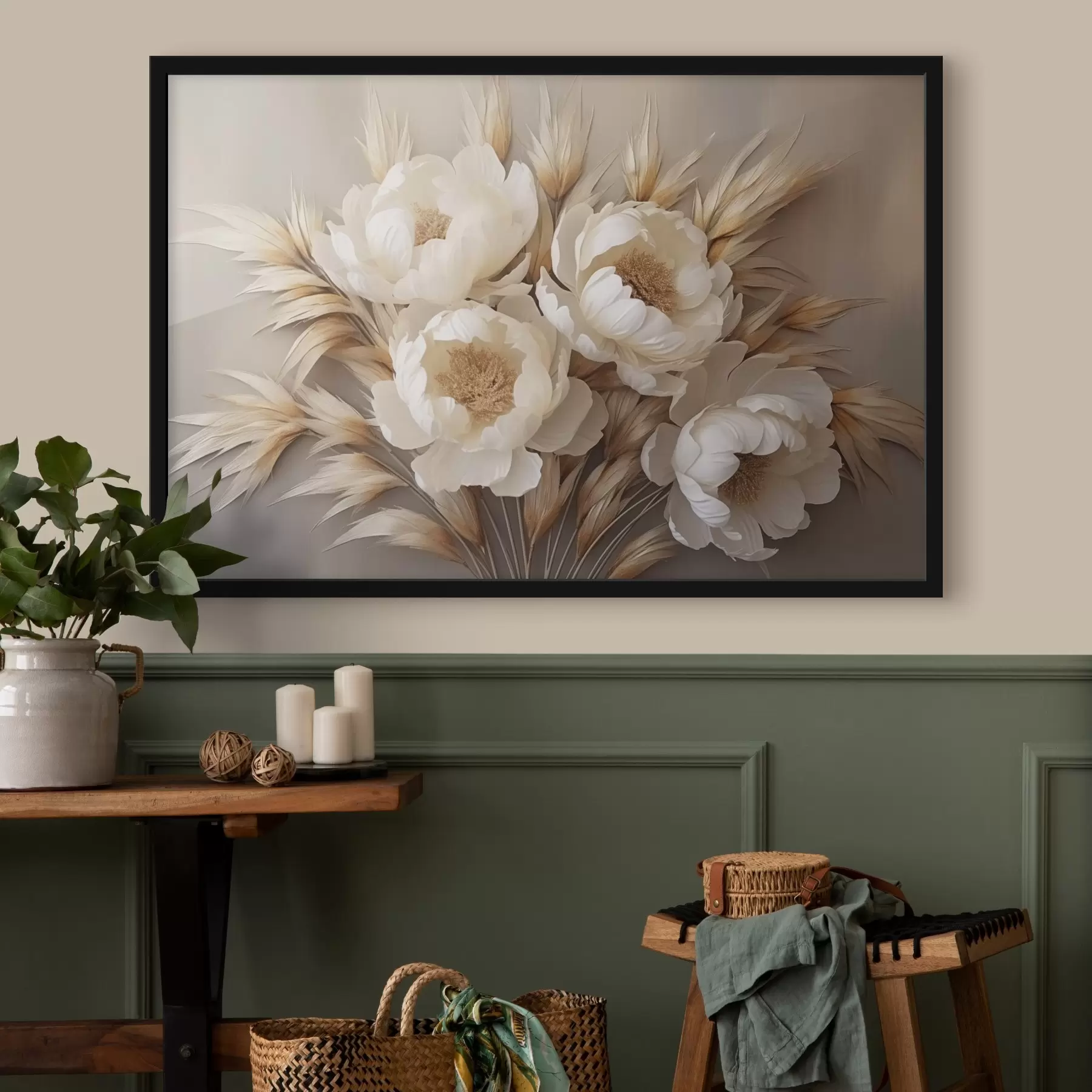 fototapet Peonii cu spikelets f44913