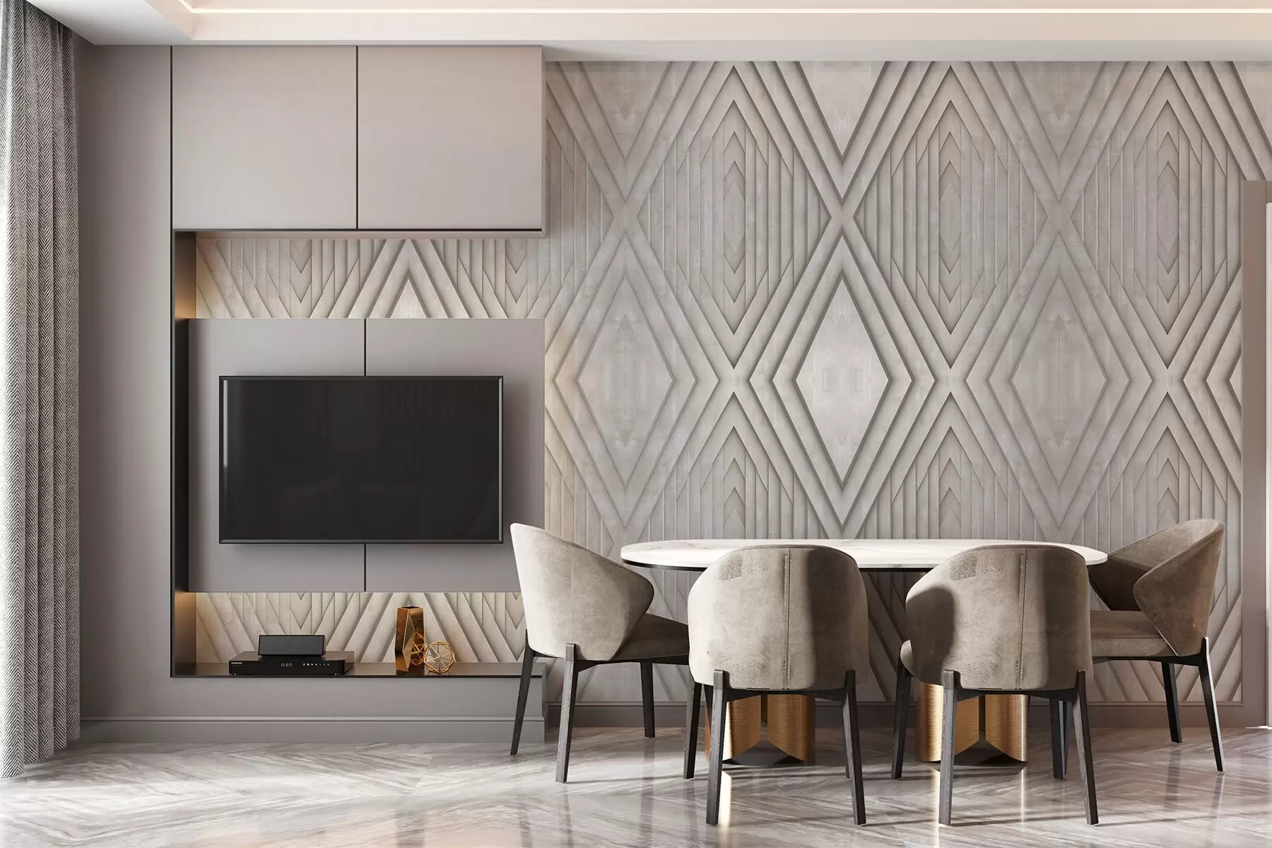 fototapet imitație de panouri din lemn în culori bej w04168