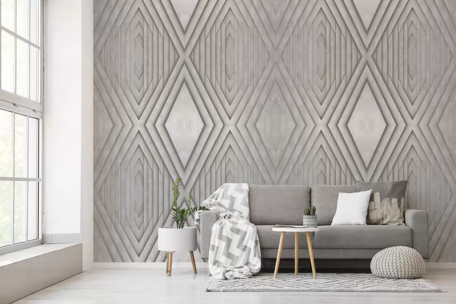 fototapet imitație de panouri din lemn în culori bej w04168