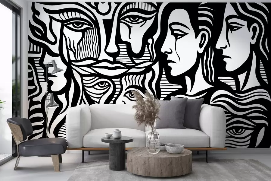 fototapet Anatomie abstractă w04191