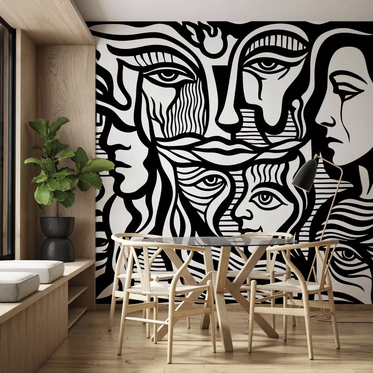 fototapet Anatomie abstractă w04191