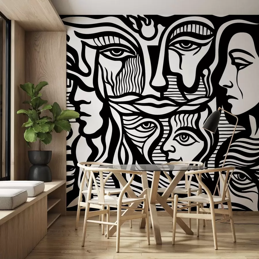 fototapet Anatomie abstractă w04191