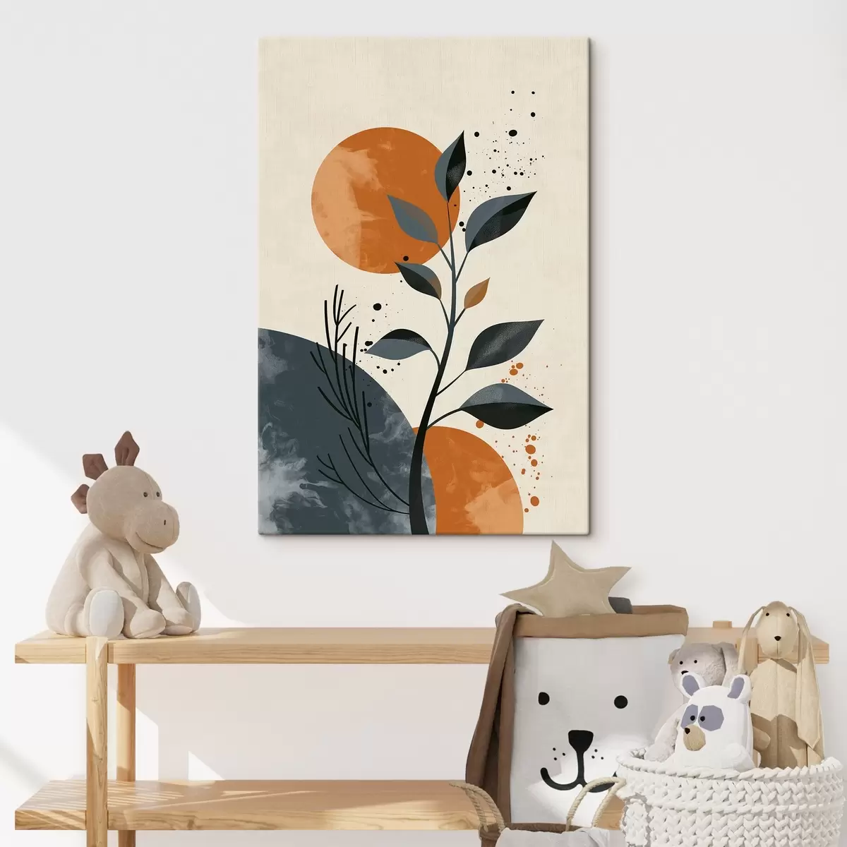 Tablouri Soare și frunze s44959