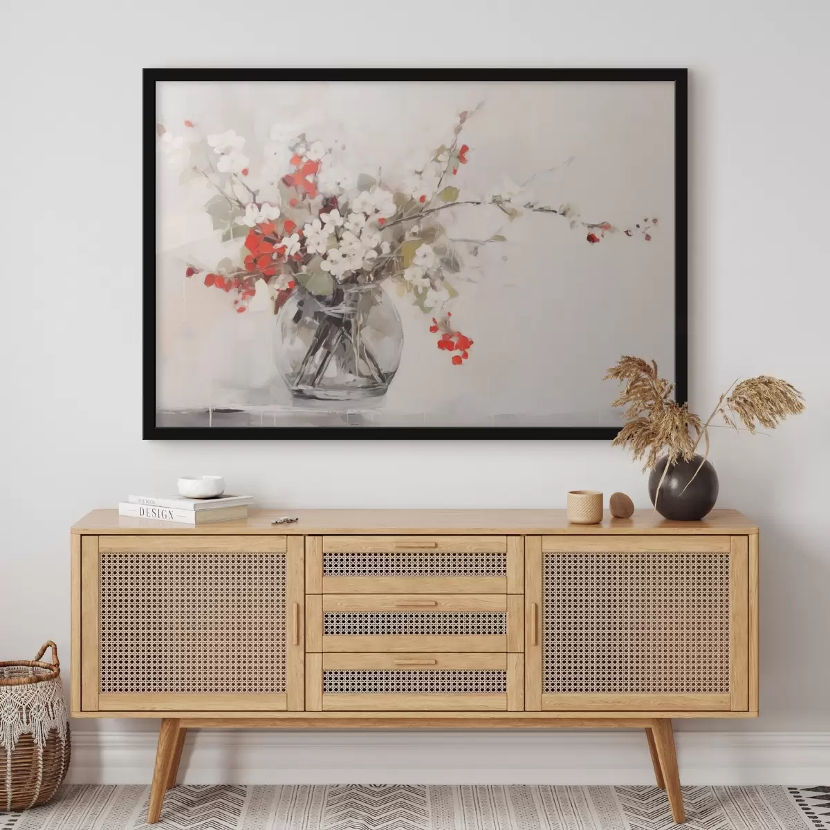 Poster Compoziție florală delicată în stil acuarelă f44948