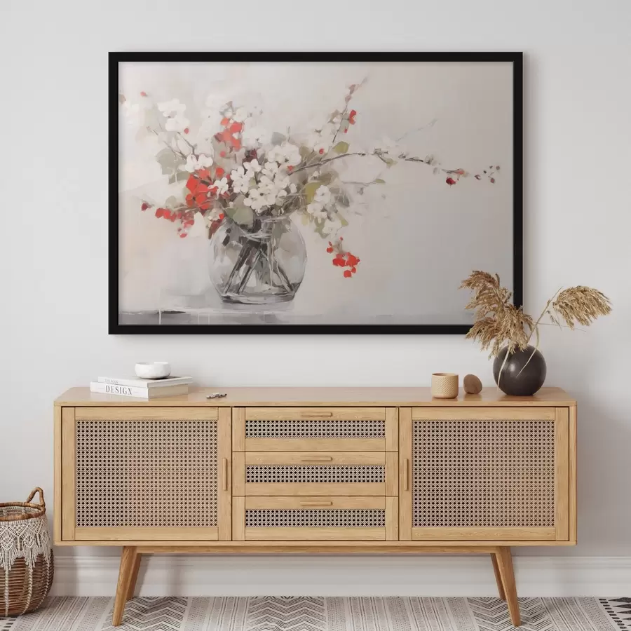 fototapet Compoziție florală delicată în stil acuarelă f44948