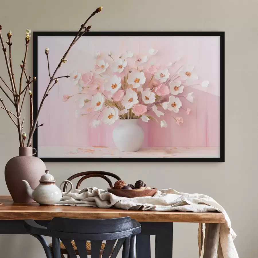 fototapet Buchet delicat în stil decorativ modern f44950