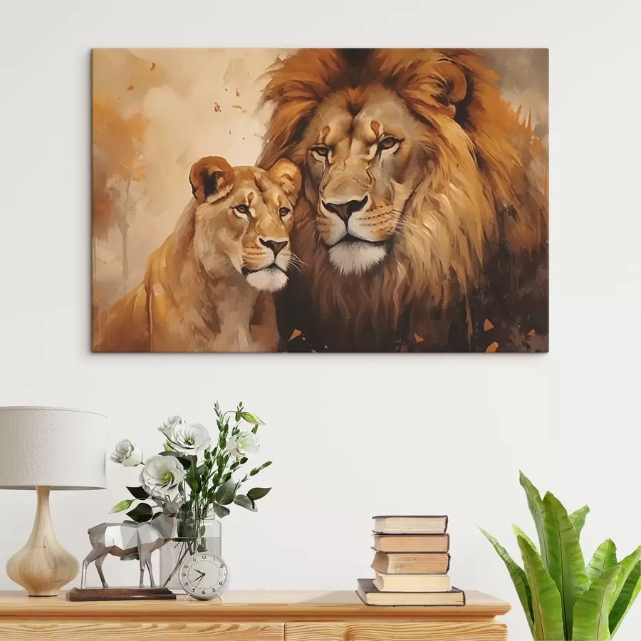 Tablouri Leu și leoaică s44992