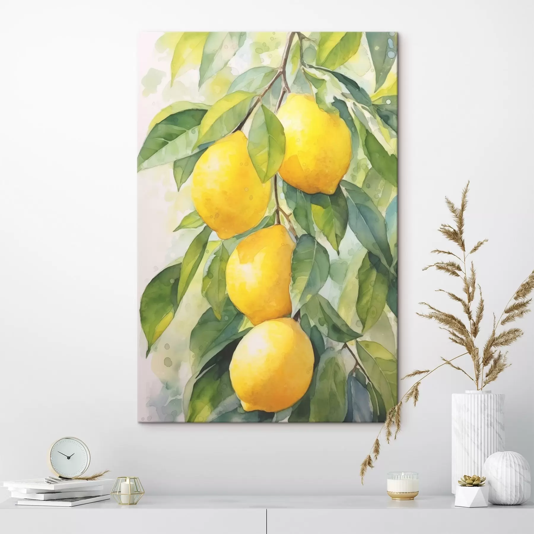 fototapet Ramură de lămâi s45001