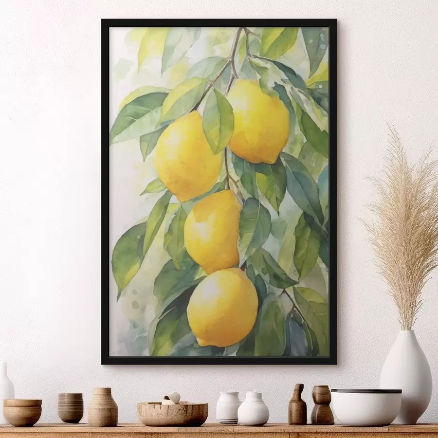 fototapet Ramură de lămâi f45001