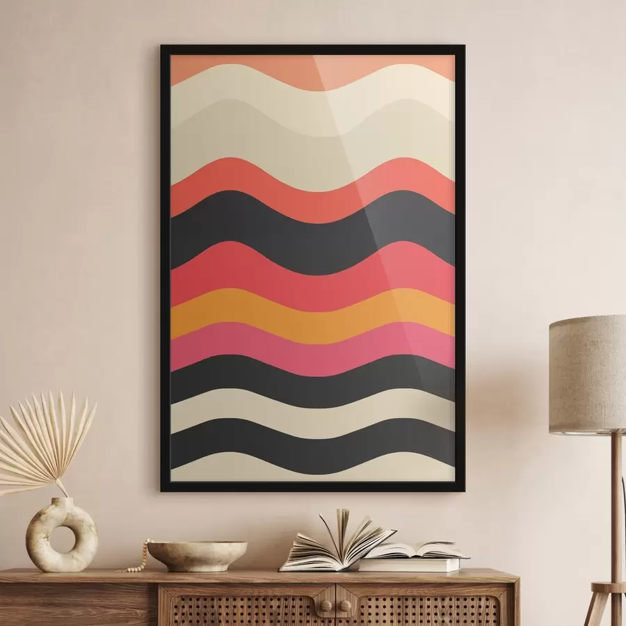 fototapet Model abstract ondulat f45005