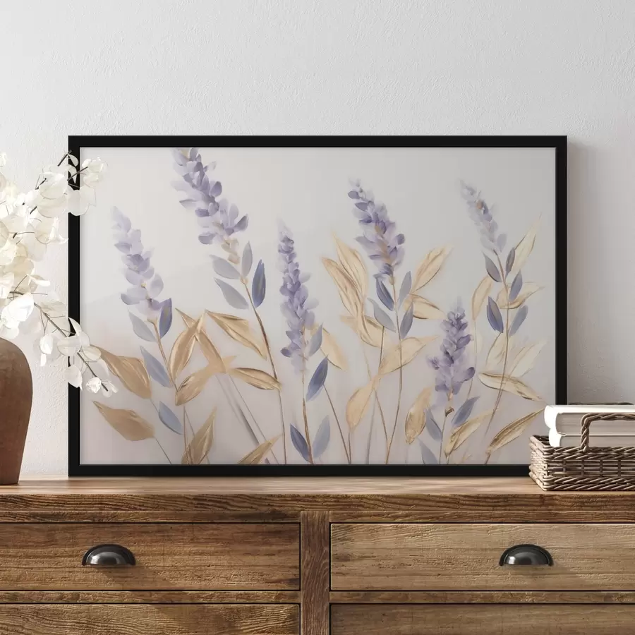 fototapet Ramuri de levănțică f45011