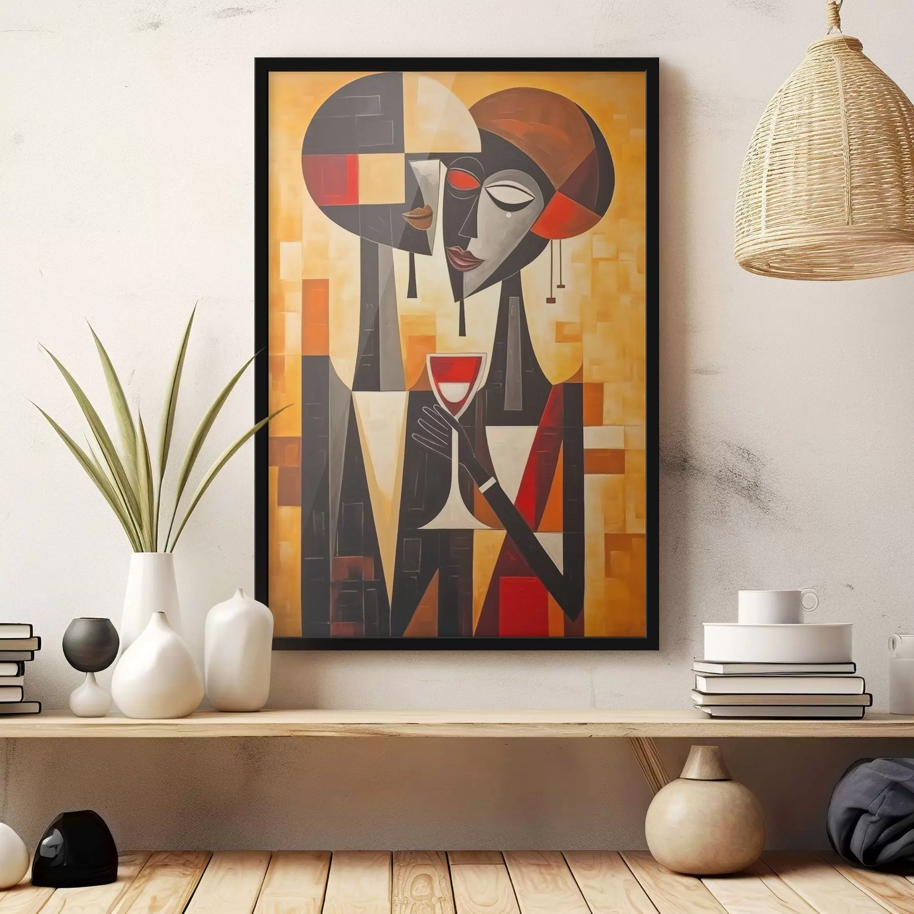 fototapet Două cu sticlă cubistă f45085