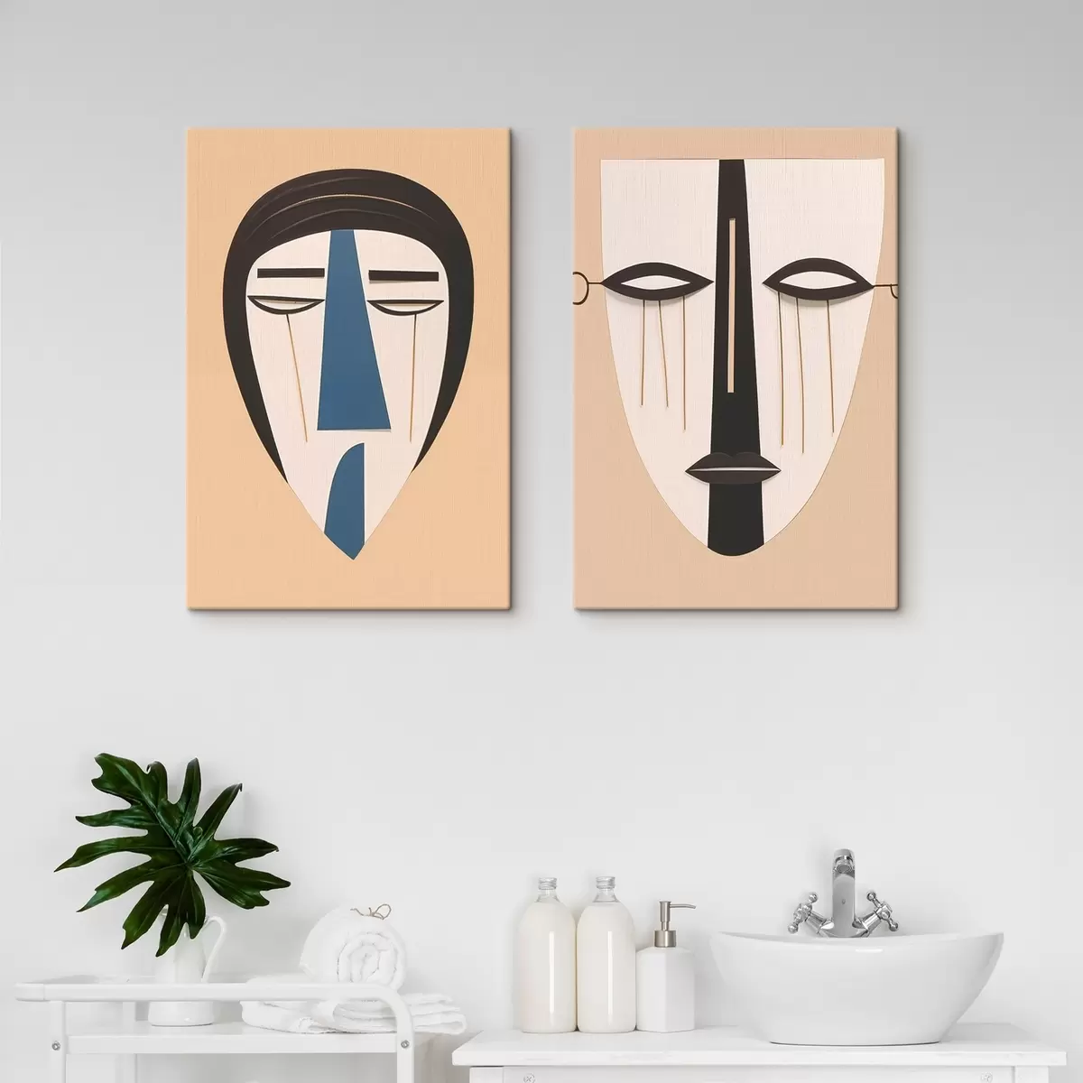 Tablouri Fețe abstracte m00500