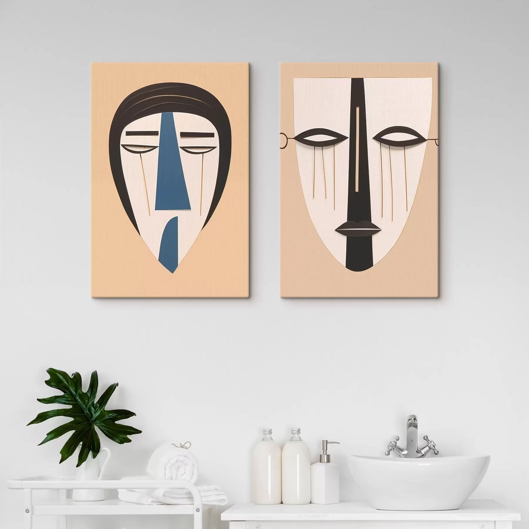 Tablouri Fețe abstracte m00500