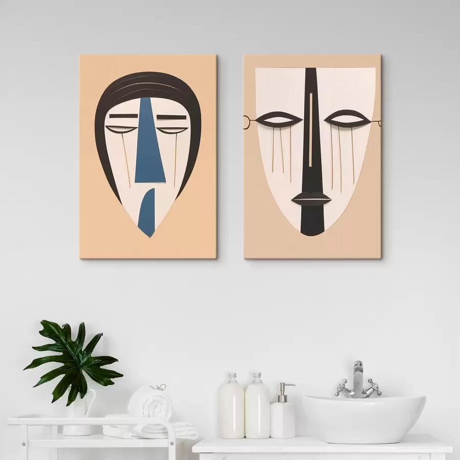 Tablouri Fețe abstracte m00500