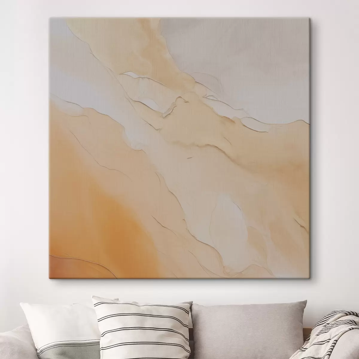 Tablouri abstract, fluid, bej, portocaliu, textura marmura, amestec moale, forme organice, neted s45105