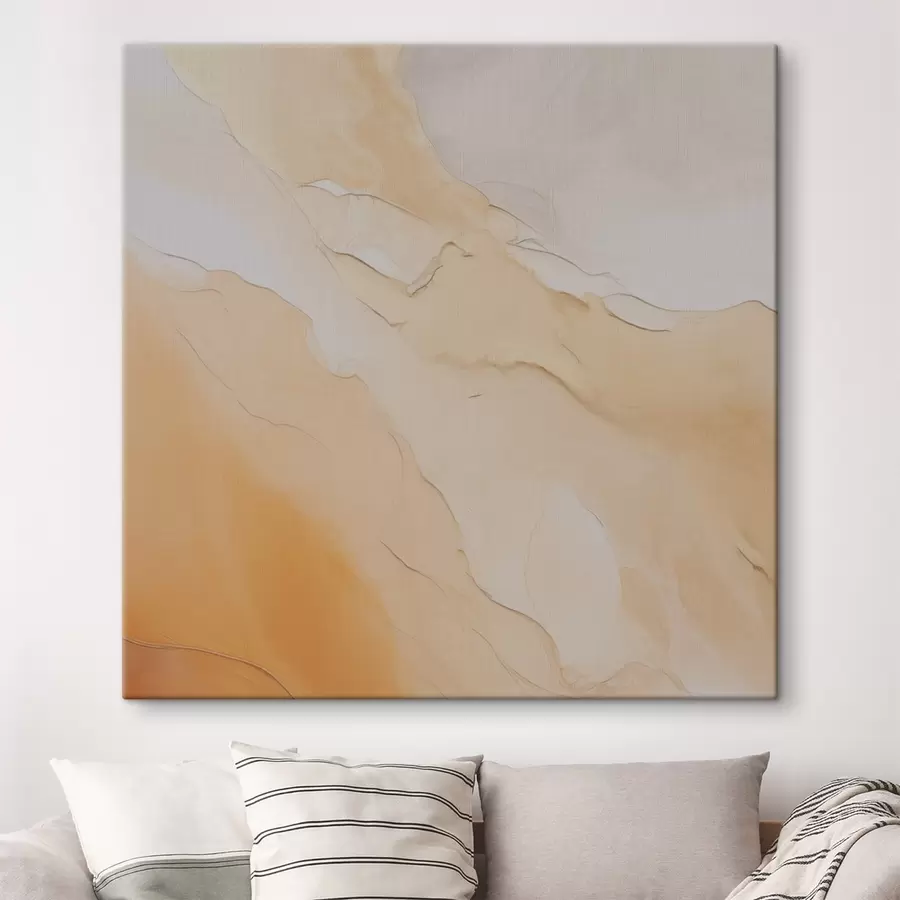 Tablouri abstract, fluid, bej, portocaliu, textura marmura, amestec moale, forme organice, neted s45105