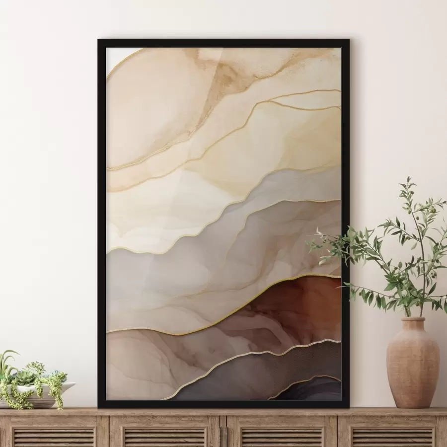 fototapet valuri, cremă, translucid, falduri, organic, neted, calm, textil, aerisit f45089