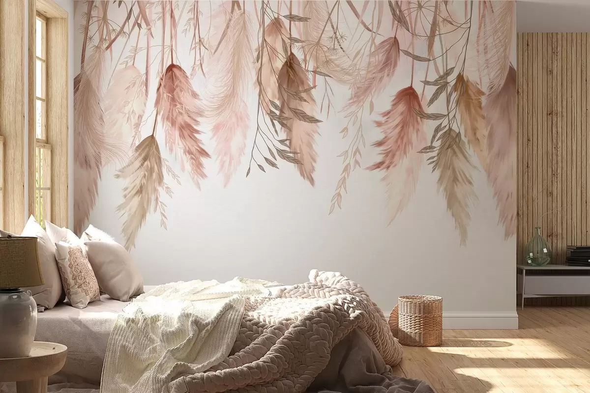 fototapet Flori de flori uscate w04253