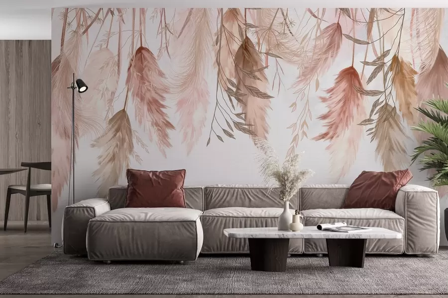 fototapet Flori de flori uscate w04253