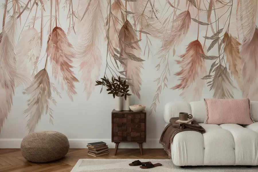 fototapet Flori de flori uscate w04253