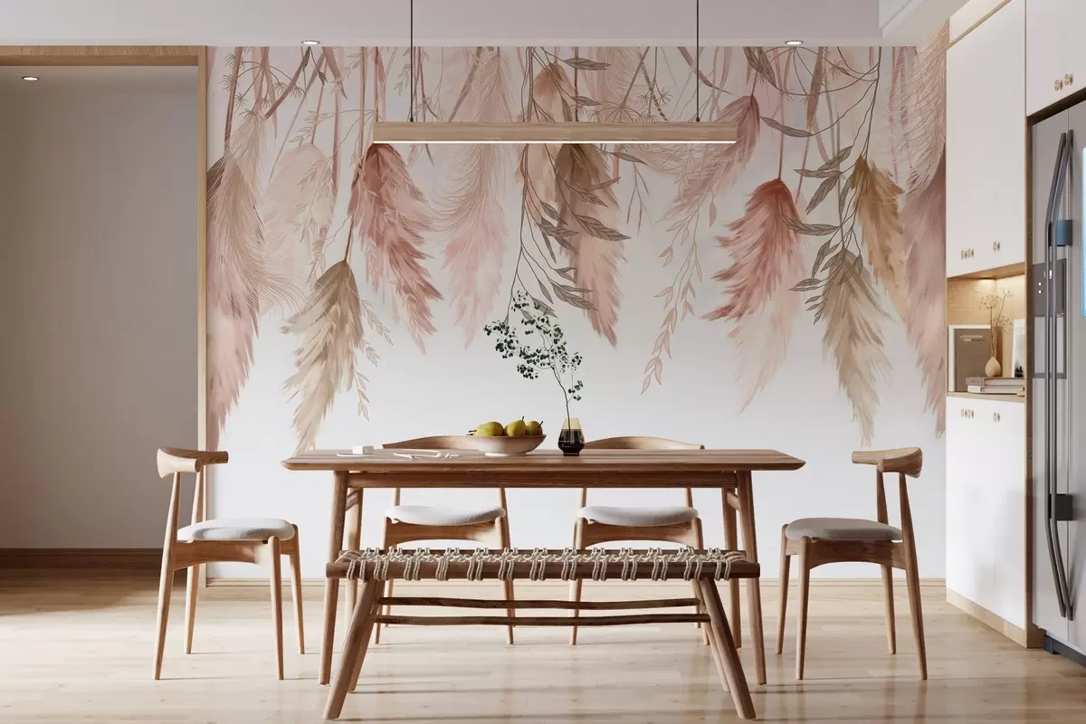 fototapet Flori de flori uscate w04253