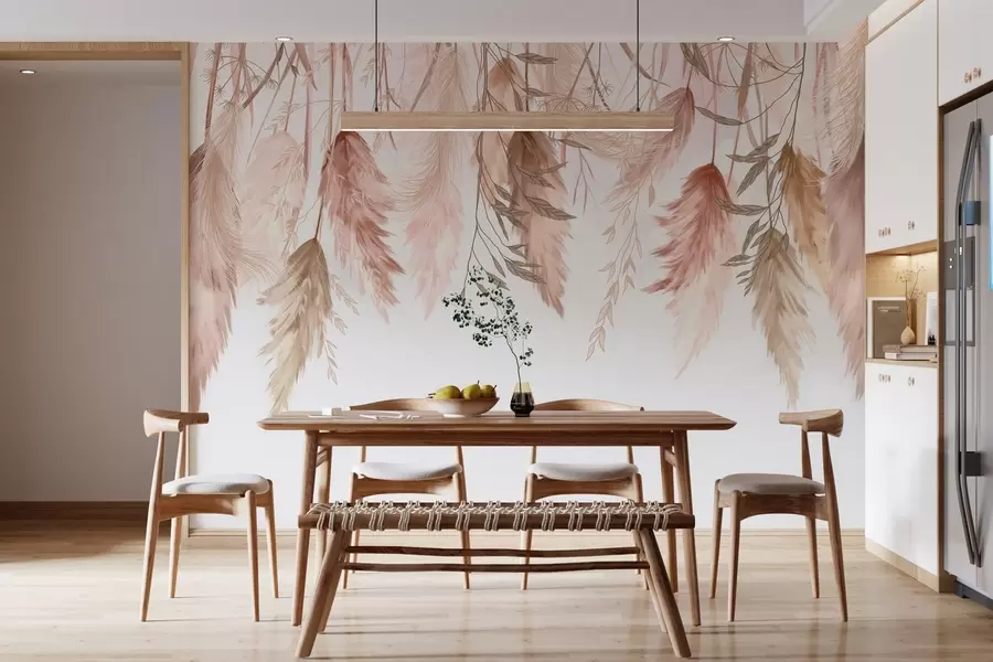 fototapet Flori de flori uscate w04253