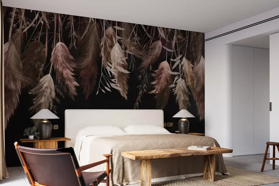 fototapet Flori de flori uscate w04253v1