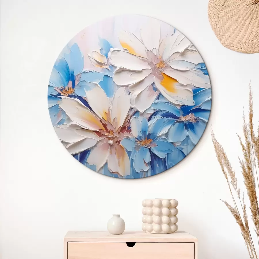 Tablouri Flori abstracte imitație brushstrokes r45115