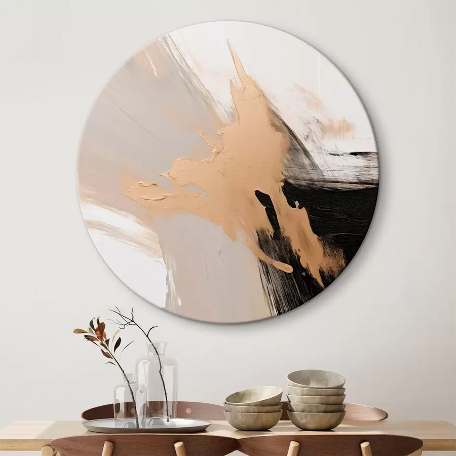 Tablouri Abstracție dinamică care imită loviturile de pensulă r45126