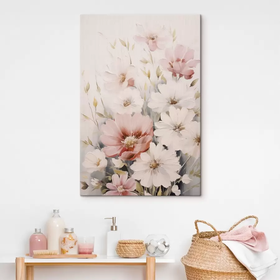 Tablouri Pictura imitație flori delicate s45119