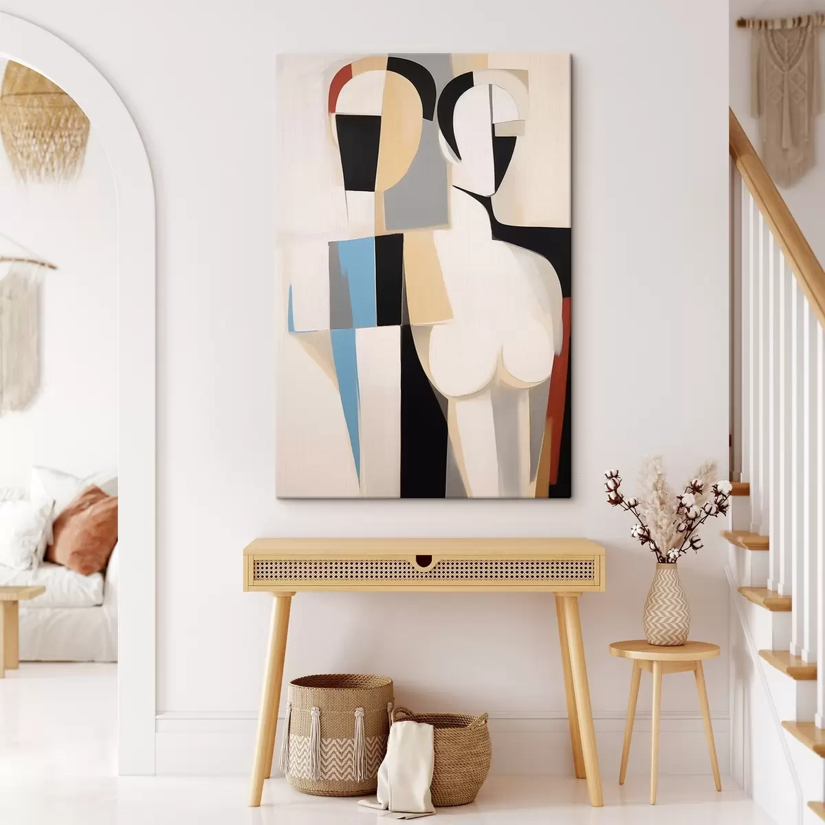 Tablouri Portret abstract al unui cuplu s45123