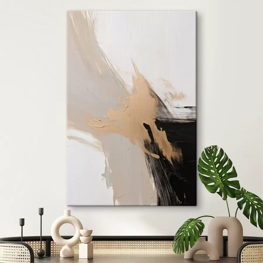 Tablouri Abstracție dinamică care imită loviturile de pensulă s45126