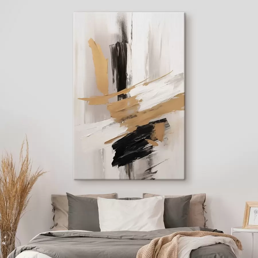 Tablouri Abstracție modernă imitație de tușe s45127