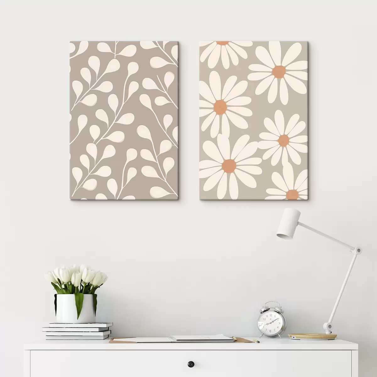 Tablouri Ramuri și margarete m00510