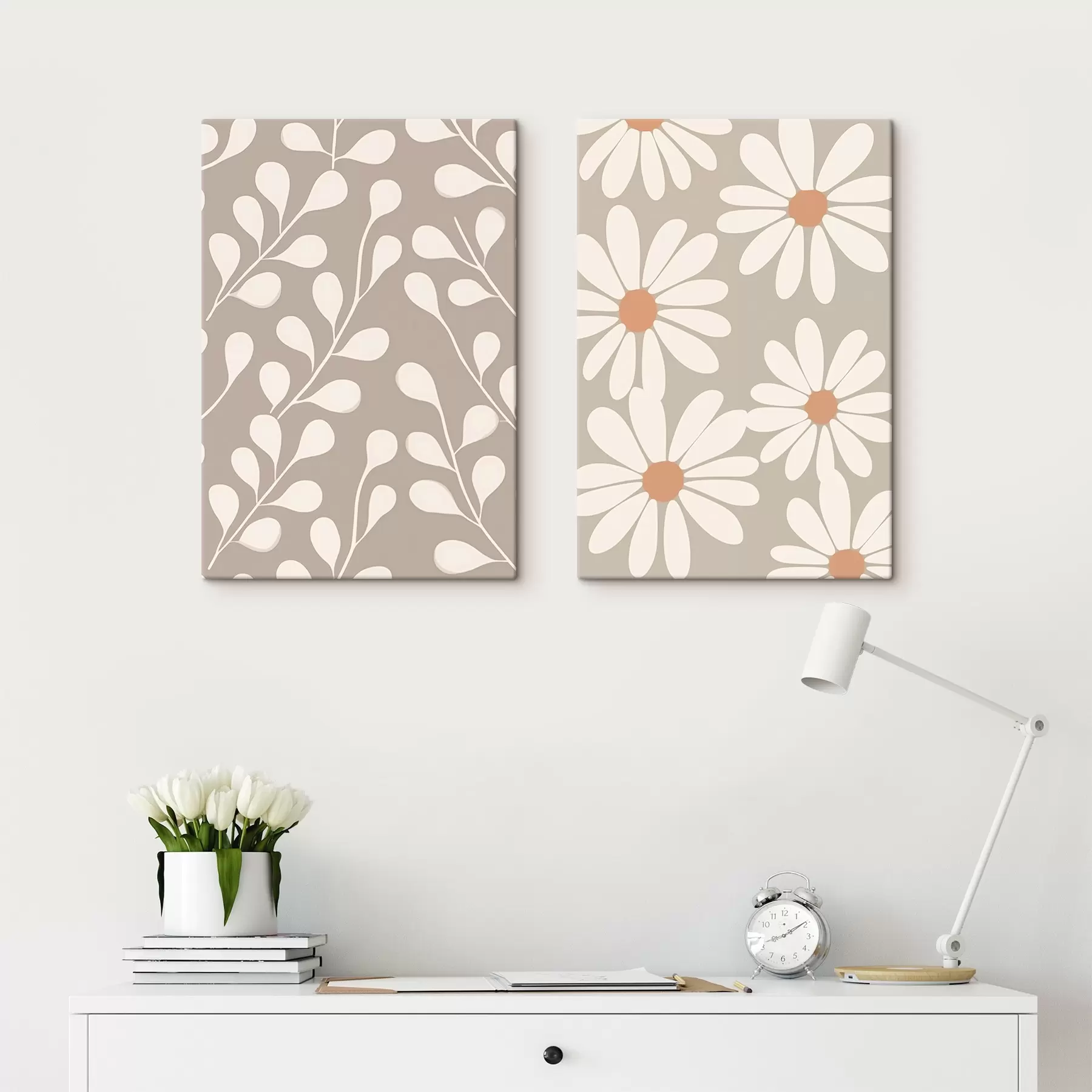 Tablouri Ramuri și margarete m00510