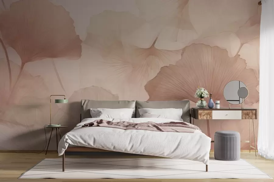 fototapet Frunze de Ginkgo w04280